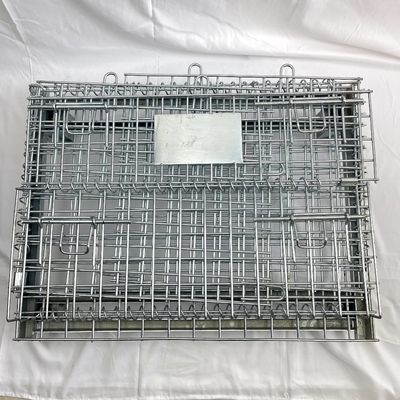 Faltendes stapelbares Mesh Pallet Cages Warehouse Grid Kasten-Metall Q235