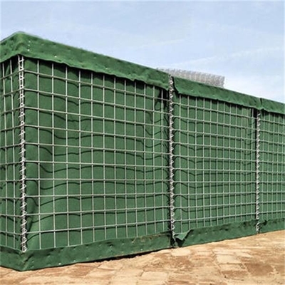 Olive Green Gabion Military Sand-Wand Hesco-Sperre PVC beschichtete 300g/M2