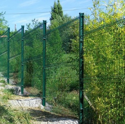 Zaun Curvy Welded Wire Mesh Fence des Garten-3D