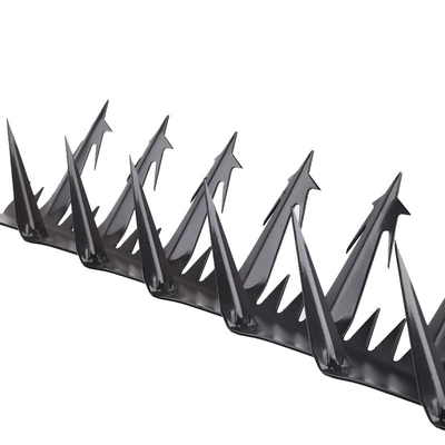 Einzelnes Rasiermesser galvanisierter Stahlzaun Wall Spikes 0.8mm bis 2.0mm