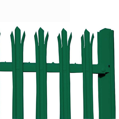 Europäische Art PVC beschichteter Mesh Metal Palisade Fencing H 1800mm-3000mm