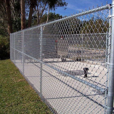 Hohe Sicherheit ISO-Kettenglied Mesh Fencing 5 Fuß 6 Fuß 8 Fuß galvanisierte