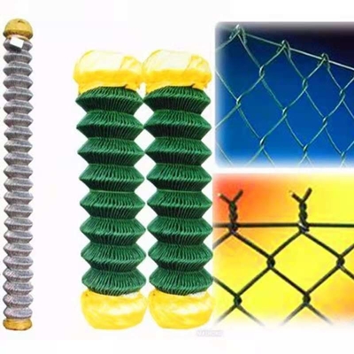10 Messgerät-Kettenglied Mesh Fencing 50*50mm 75*75mm Diamond Mesh Wire Fencing