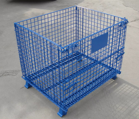 50*50mm Loch stapelbarer StahlMesh Pallet Cages SZ-SWS-A-1
