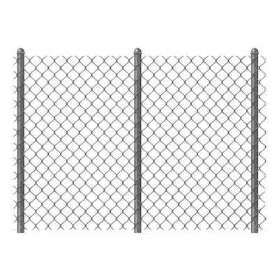 Schwarzes grünes PVC beschichtete Messgerät Diamond Farm Kettenglied-Mesh Fencings 14 6ft x 50ft