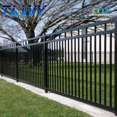 Dekorativer Zaun Panels des Schmiedeeisen-ISO9001 1.8x2.4m leicht zusammengebaut