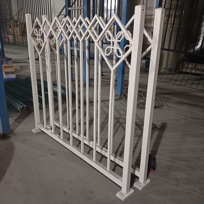 Dekorativer Zaun Panels des Schmiedeeisen-ISO9001 1.8x2.4m leicht zusammengebaut