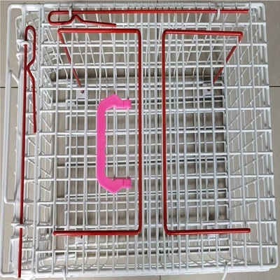 Nicht rostende Draht-Mesh Container Galvanized Wire Rabbit-Käfige 52*32*40cm