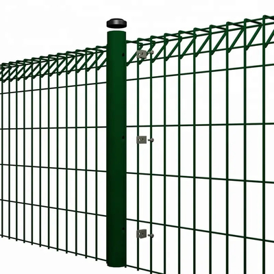 Pulverisieren Sie überzogenen gebogenen geschweißten Draht Mesh Panels Draht-Mesh Fences 3d 0.9m-2.4m