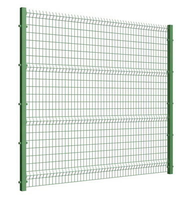 PVC beschichtete 2.5m Mesh Fence Welded Curved Mesh-Zaun Rustproof Draht-3D