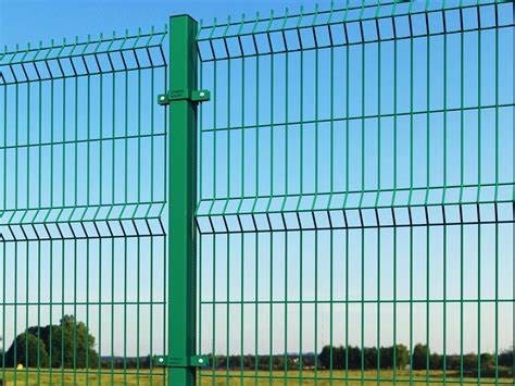 Dekoratives Garten-Dorf 2D Curvy 3d schweißte Draht-Zaun   Korrosions-Schutz