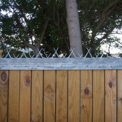PVC, das Wand-Sicherheits-Spitzen Barb Lengths 90mm für Zaun Tops 1m 1.25m 1.5m beschichtet