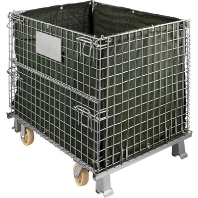 Industrieller faltbarer Draht Mesh Containers Capactity 1000kg TLSW