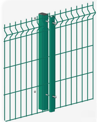 Gelber 3D Draht Mesh Fence ISO9001 schweißte Draht Mesh Garden Fence