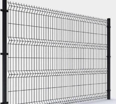 Gebogener Zaun Panel Q195 Q235 3D Draht 75mmx150mm 60mmx150mm