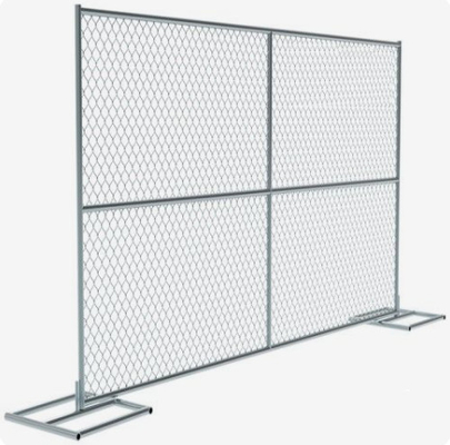 4ft 6ft 8ft vorübergehender Zaun Panels For Construction Kettenglied-6x12